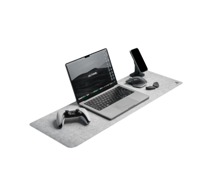 Podkładka pod mysz Deltahub Minimalistic Desk Pad - Light Grey - M DP-M-LG-D